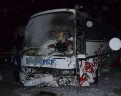 В Ростовской области столкнулись два автобуса.