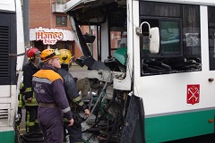 В ДТП с автобусами в Петербурге пострадали семь человек.